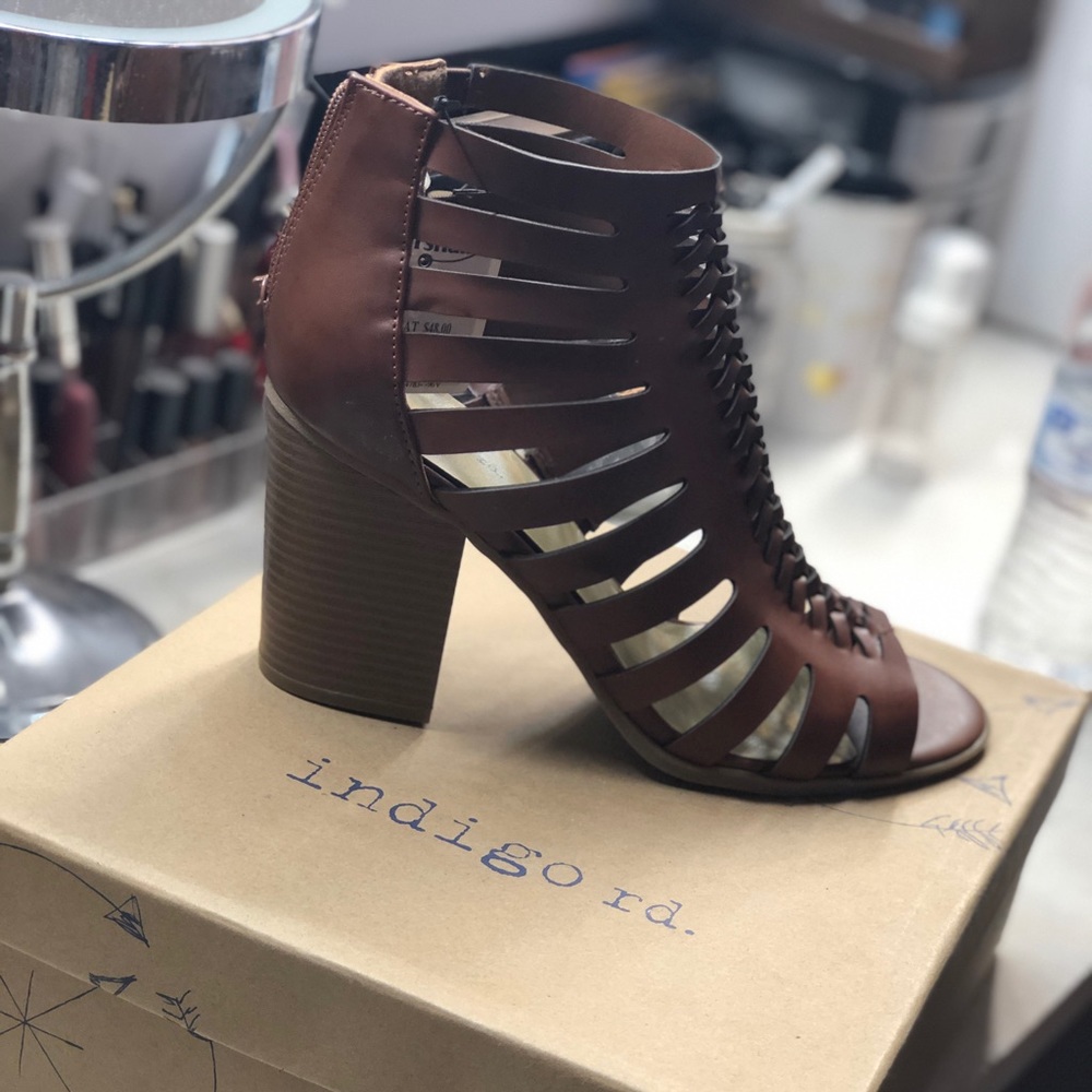 Brown heels